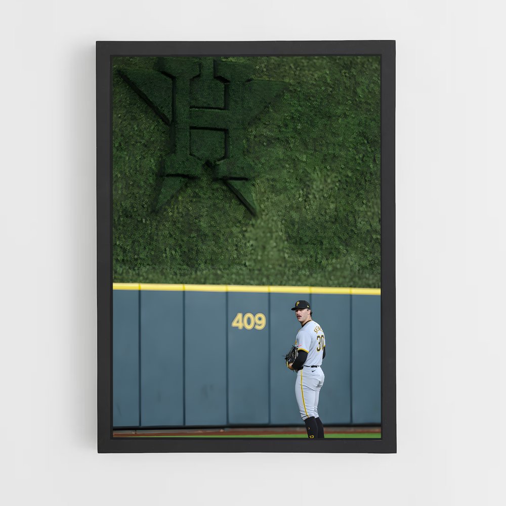 Poster Paul de skenes – affiche Baseball (vue 2)